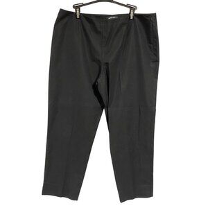 Lafayette 148 New York Black Cropped Bleecker‎ Pants Size 14